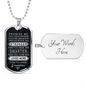 Grandson Gift From Nana, Grandson Dog Tag Necklace, Grandma's Gift For Grandson, Gift For Grandson Grandma Gift-DTFGRNDM