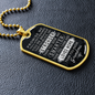 Grandson Gift From Nana, Grandson Dog Tag Necklace, Grandma's Gift For Grandson, Gift For Grandson Grandma Gift-DTFGRNDM