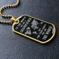 To The World You Are A Grandfather, Grandpa Birthday Gift, Dad Grandpa , Present For Grandfathers, New Grandpa Tag Necklace For Men - DTGFR