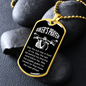 Gifts For Him Boyfriend Grandson Brother Husband Grandfather Son Dad, Necklace Pendant Men, Necklace Metal For Men - DTBPFM