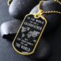 To The World You Are A Grandfather, Grandpa Birthday Gift, Dad Grandpa , Present For Grandfathers, New Grandpa Tag Necklace For Men - DTGFR