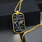 To The World You Are A Grandfather, Grandpa Birthday Gift, Dad Grandpa , Present For Grandfathers, New Grandpa Tag Necklace For Men - DTGFR
