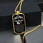 Gifts For Him Boyfriend Grandson Brother Husband Grandfather Son Dad, Necklace Pendant Men, Necklace Metal For Men - DTBPFM