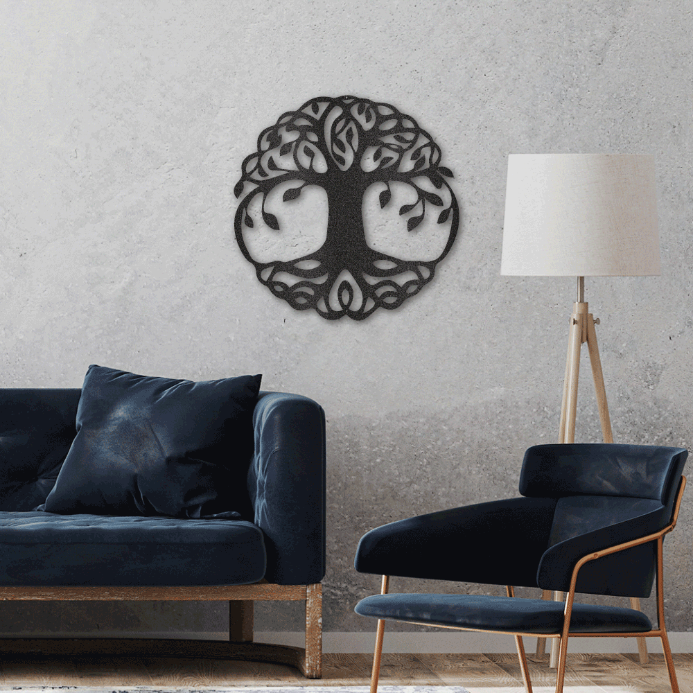 Tree Of Life, Gift for Her, Door Hanging, Metal Wall Hanging, Gift for Him, Wall Decoration, Living Room Wall Art