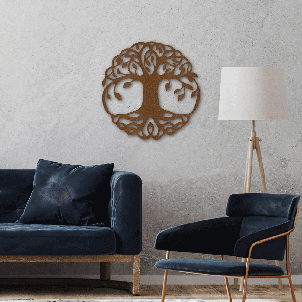Tree Of Life, Gift for Her, Door Hanging, Metal Wall Hanging, Gift for Him, Wall Decoration, Living Room Wall Art
