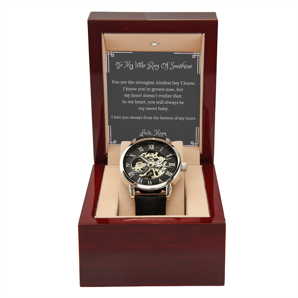 A Gift For My Son, Birthday For Son, Gift For Teen Son, Watch For Son, Wedding Gift For Son, Watch For Men - SFM01OW