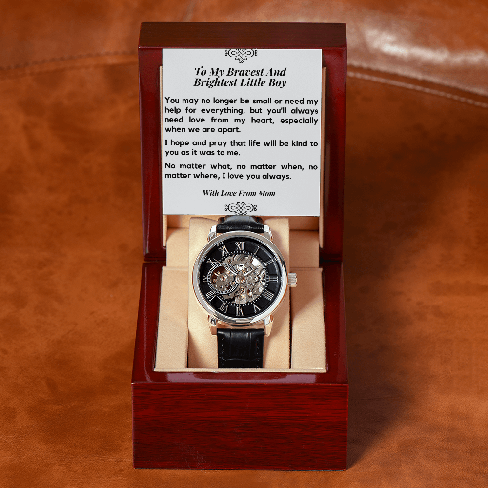 Watch For Son, A Gift For My Son, Wedding Gift For Son, Watch For Men, Birthday For Son, Gift For Teen Son - SFM02OW
