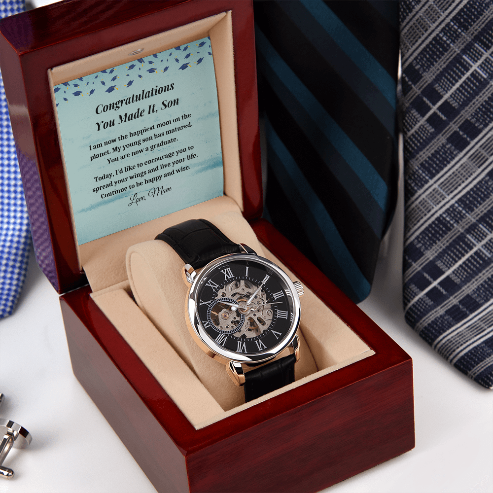 Graduation Gifts 2022 graduation, Son Graduation Day, College Graduation, Graduation Gift High School Boy, Special Gift For Son - SFM01