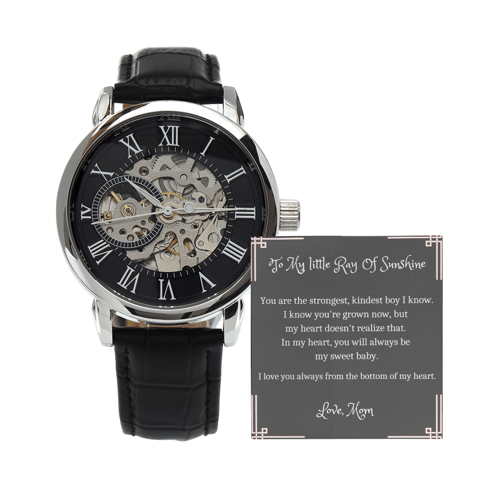 A Gift For My Son, Birthday For Son, Gift For Teen Son, Watch For Son, Wedding Gift For Son, Watch For Men - SFM01OW