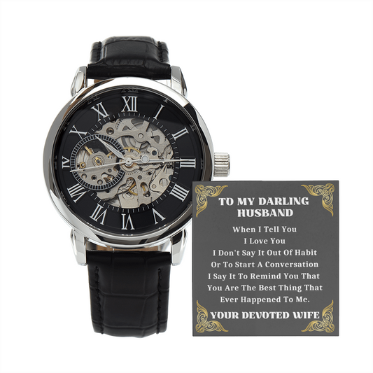 Husband Gift Watch, Anniversary Gifts For Husband, Husband Birthday Gift From Wife, Watch For Men