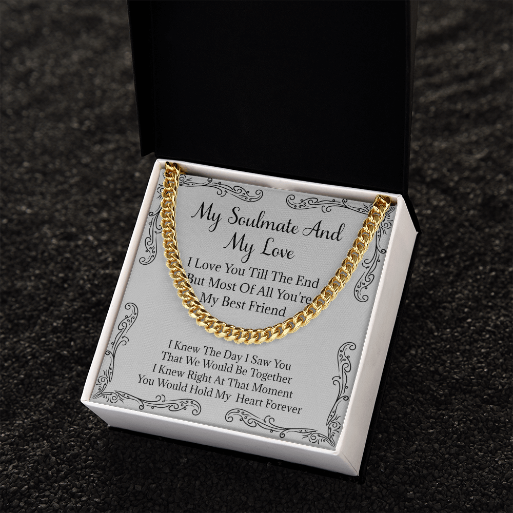 To My Soulmate, Gifts For Boyfriend, Soulmate Gift For Him, Gift For Boyfriend Husband Birthday - SFS04CN
