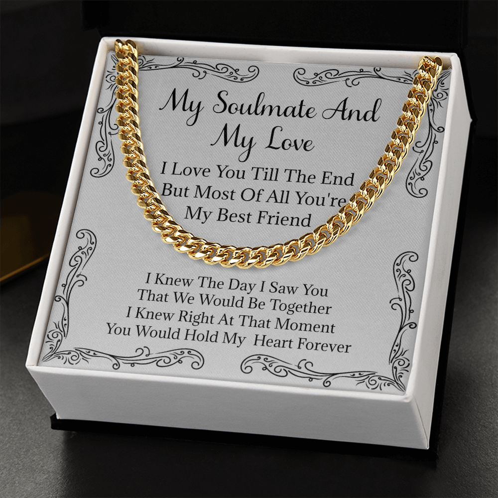 To My Soulmate, Gifts For Boyfriend, Soulmate Gift For Him, Gift For Boyfriend Husband Birthday - SFS04CN