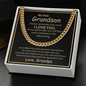 Birthday, Granny's Little Man, Grandson Gift, Gifts for Grandson, Grandson Necklace from Grandpa-GRNDSGRNDPA