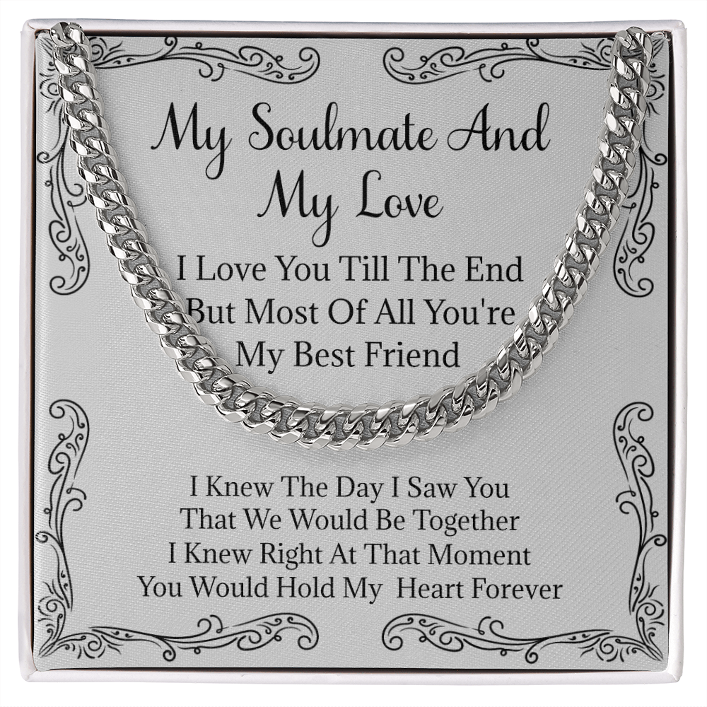 To My Soulmate, Gifts For Boyfriend, Soulmate Gift For Him, Gift For Boyfriend Husband Birthday - SFS04CN