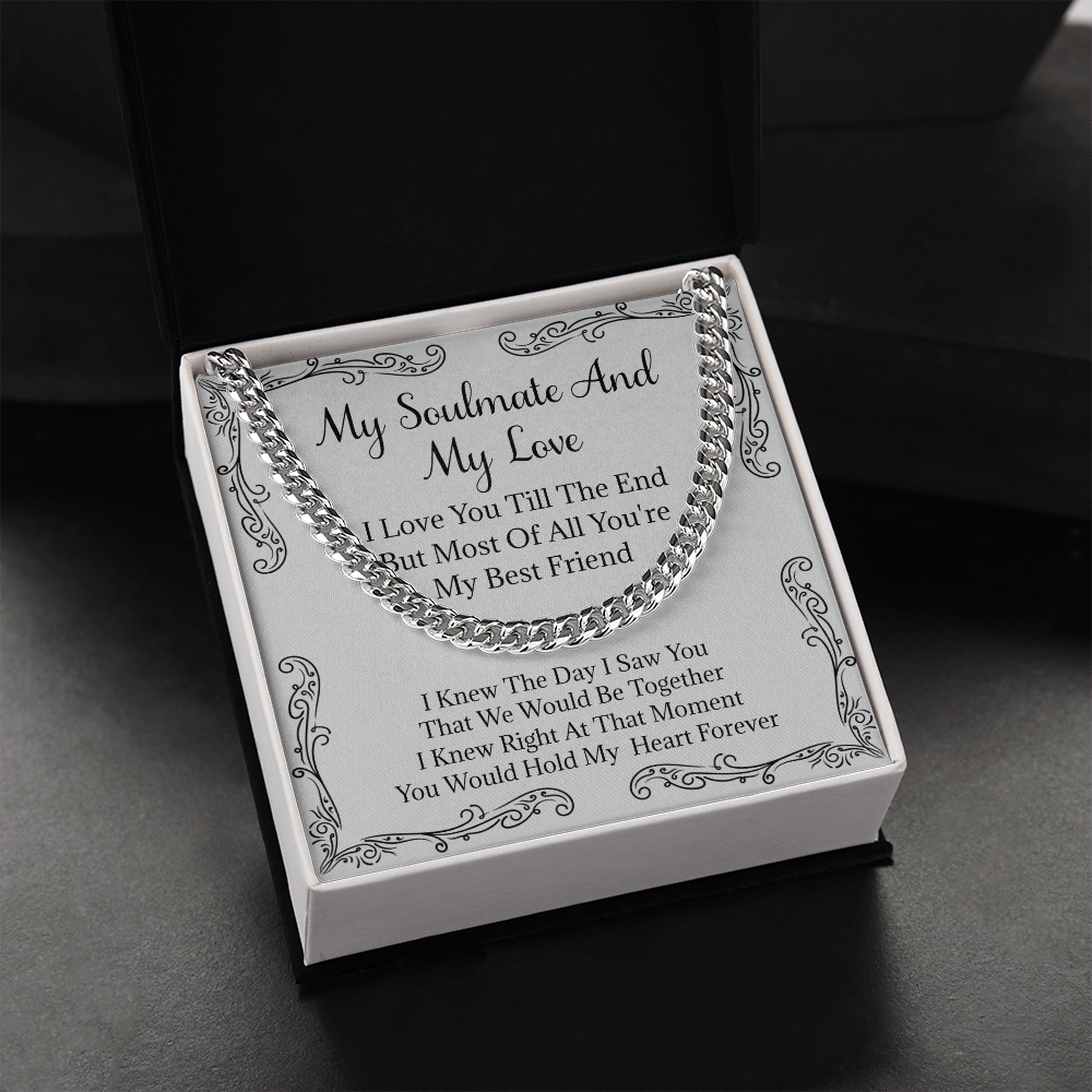 To My Soulmate, Gifts For Boyfriend, Soulmate Gift For Him, Gift For Boyfriend Husband Birthday - SFS04CN