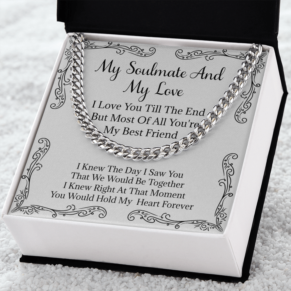 To My Soulmate, Gifts For Boyfriend, Soulmate Gift For Him, Gift For Boyfriend Husband Birthday - SFS04CN