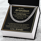 Birthday, Granny's Little Man, Grandson Gift, Gifts for Grandson, Grandson Necklace from Grandpa-GRNDSGRNDPA