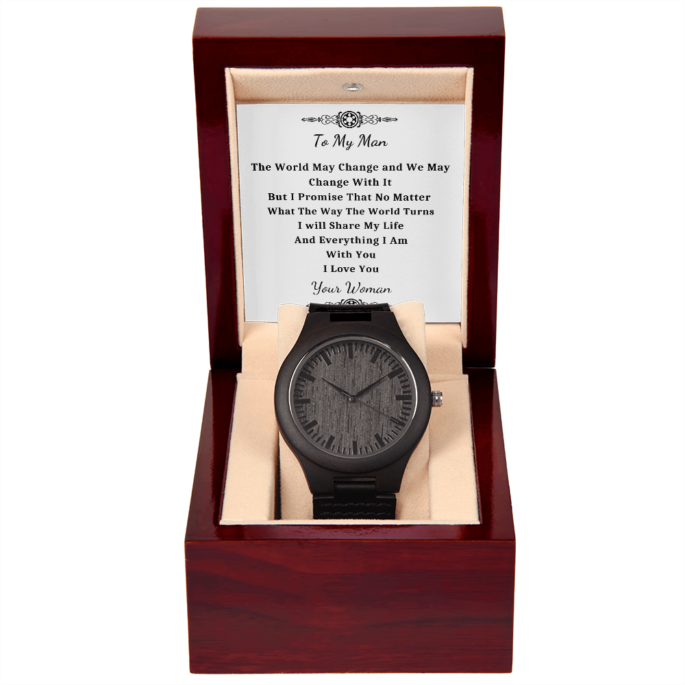 Wooden Watches, Gift For Boyfriend, Husband Gift Watch, Watch For Men - MFW06WW