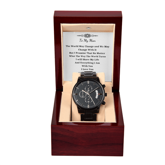 Watch For Men, Gift For Boyfriend, Husband Gift Watch - MFW06BCW
