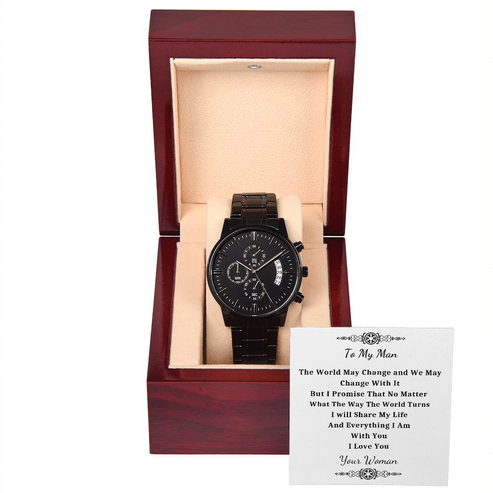 Watch For Men, Gift For Boyfriend, Husband Gift Watch - MFW06BCW