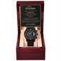 Gifts For Grandson, Watch For Men, Grandson Keepsake, Christmas Gift for Grandson, Grandson Birthday Gifts-GRNDSPABC