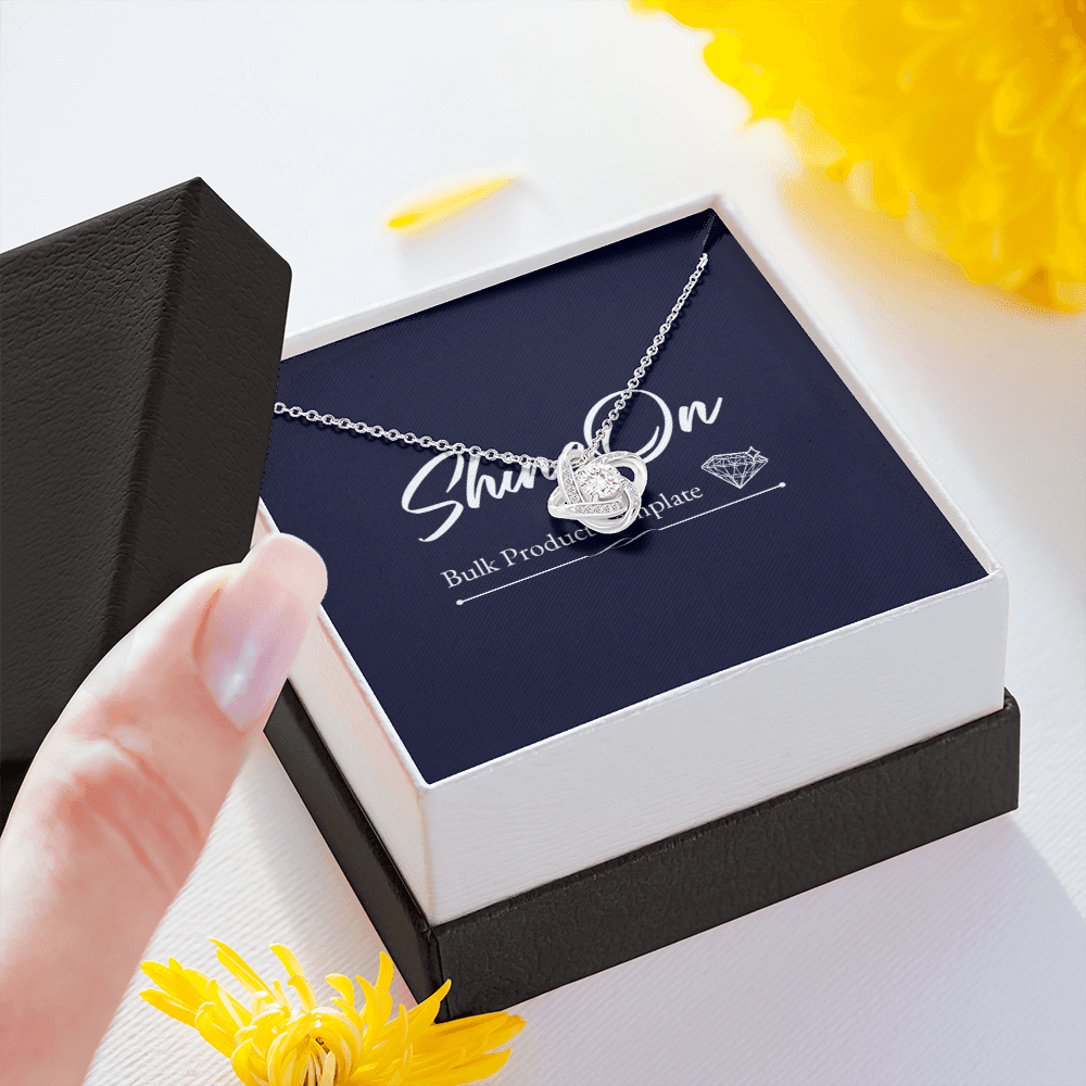 Z-Etsy - Love Knot Necklace