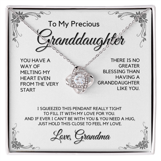 Granddaughter Gifts from Grandma, Gift for Graduation, Birthday, Mother's Day, Anniversary, 14K Necklace, lkeGDFGM21