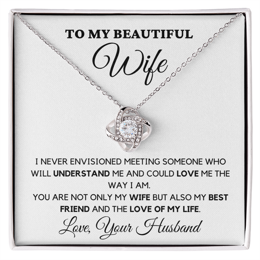 My Wife - My Best Friend - Necklace wfh-13a