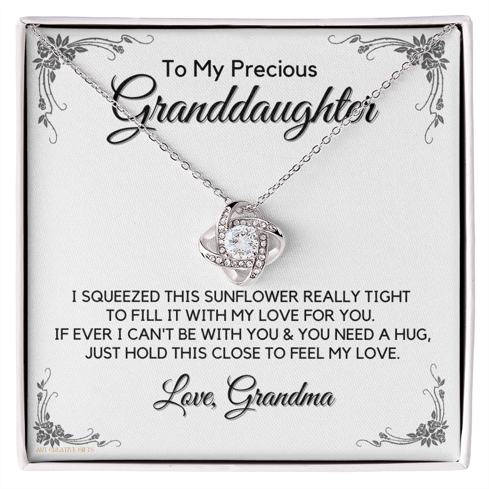 Granddaughter Gifts from Grandma, Gift for Graduation, Birthday, Mother's Day, Anniversary, 14K Necklace, lkeGDFGM24