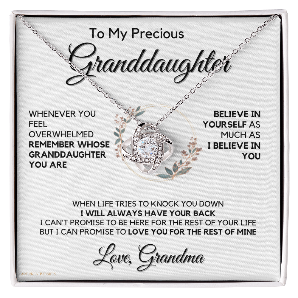 Granddaughter Gift from Grandma, Gift for Graduation, Birthday, Mother's Day, 14K Necklace, lkaGDFGM32
