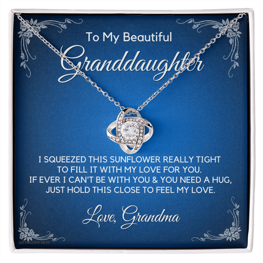 Granddaughter Gifts from Grandma, Gift for Graduation, Birthday, Mother's Day, Anniversary, 14K Necklace, lkeGDFGM26