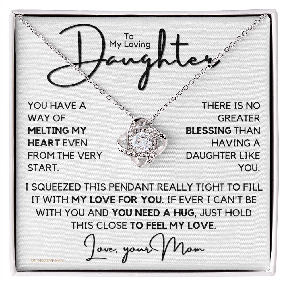 To My Daughter, Gift from Mom, Birthday, Graduation, Holidays FBDFGEN13-LKZ