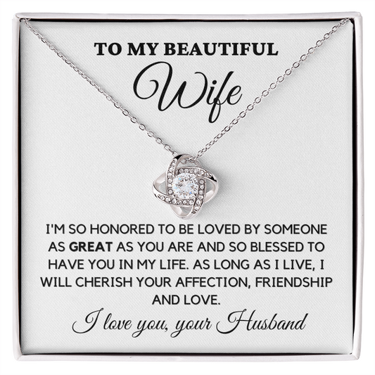 Wife from Husband - Love and Friendship Necklace -wfh-17a