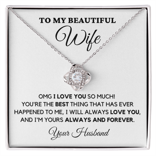 To My Wife - Always Forever - Necklace wfh-16