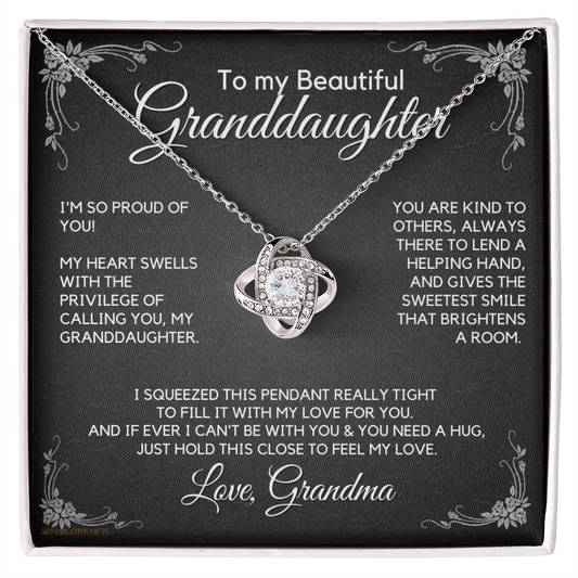 Granddaughter Gifts from Grandma, Gift for Graduation, Birthday, Mother's Day, Anniversary, 14K Necklace, lkeGDFGM28