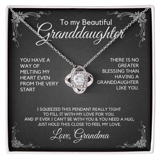 Granddaughter Gifts from Grandma, Gift for Graduation, Birthday, Mother's Day, Anniversary, 14K Necklace, lkeGDFGM22