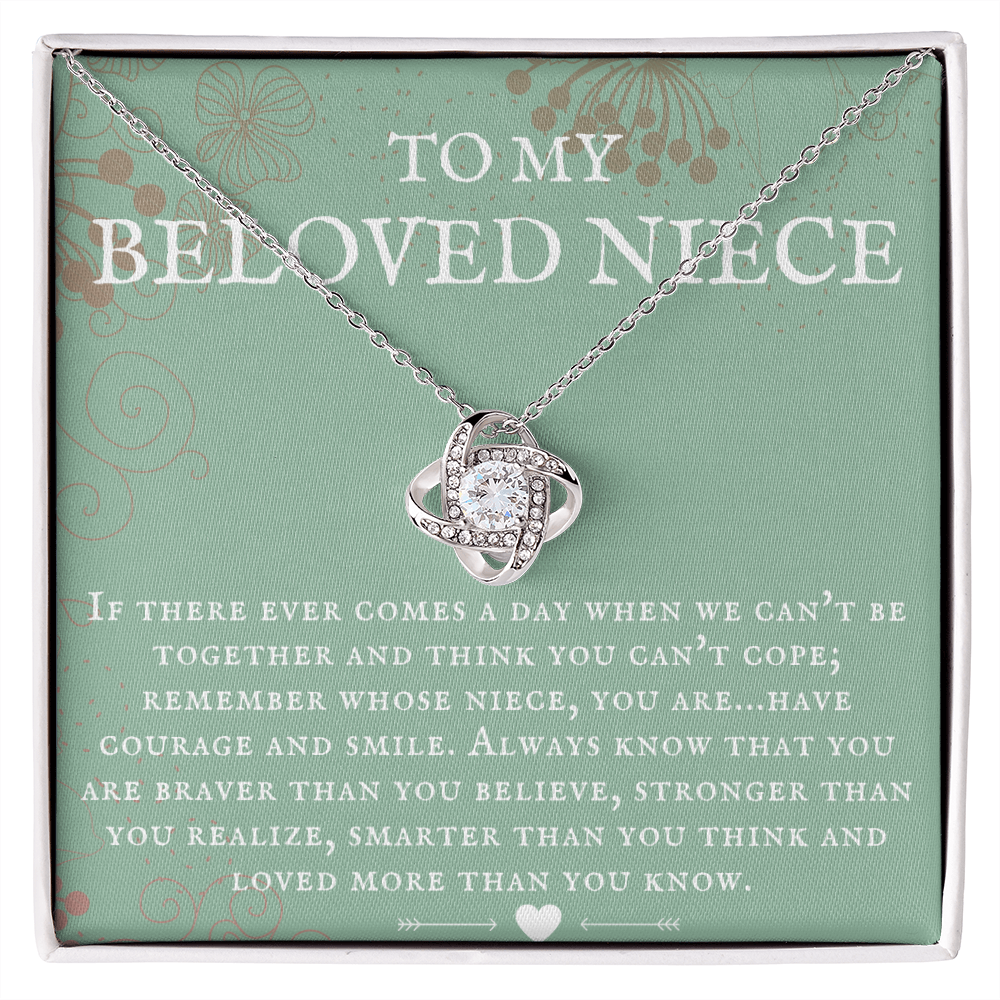 Niece Gift, To My Beloved Niece Necklace, Niece Gift From Aunt Birthday Graduation Gift lkeNFA25