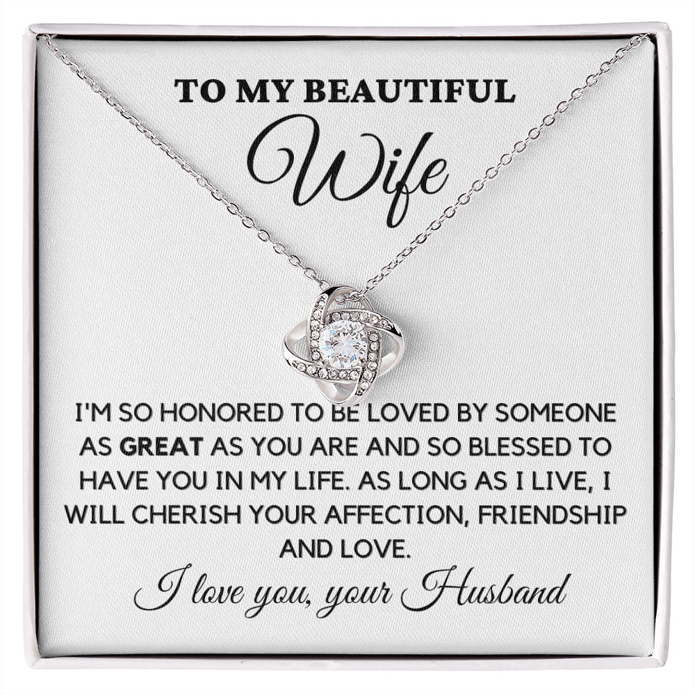 Wife from Husband - Love and Friendship Necklace -wfh-17