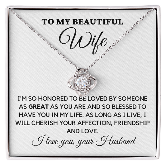 Wife from Husband - Love and Friendship Necklace -wfh-17