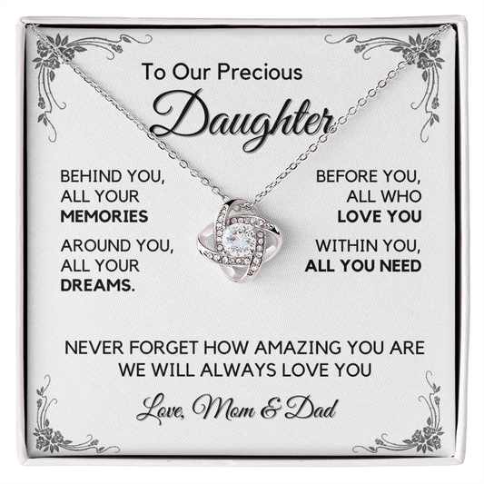 Daughter Gift from Parents, Daughter Graduation Gift, Father Daughter Gift, College Grad Gift, Graduation Present, 14K Necklace aDFD05A