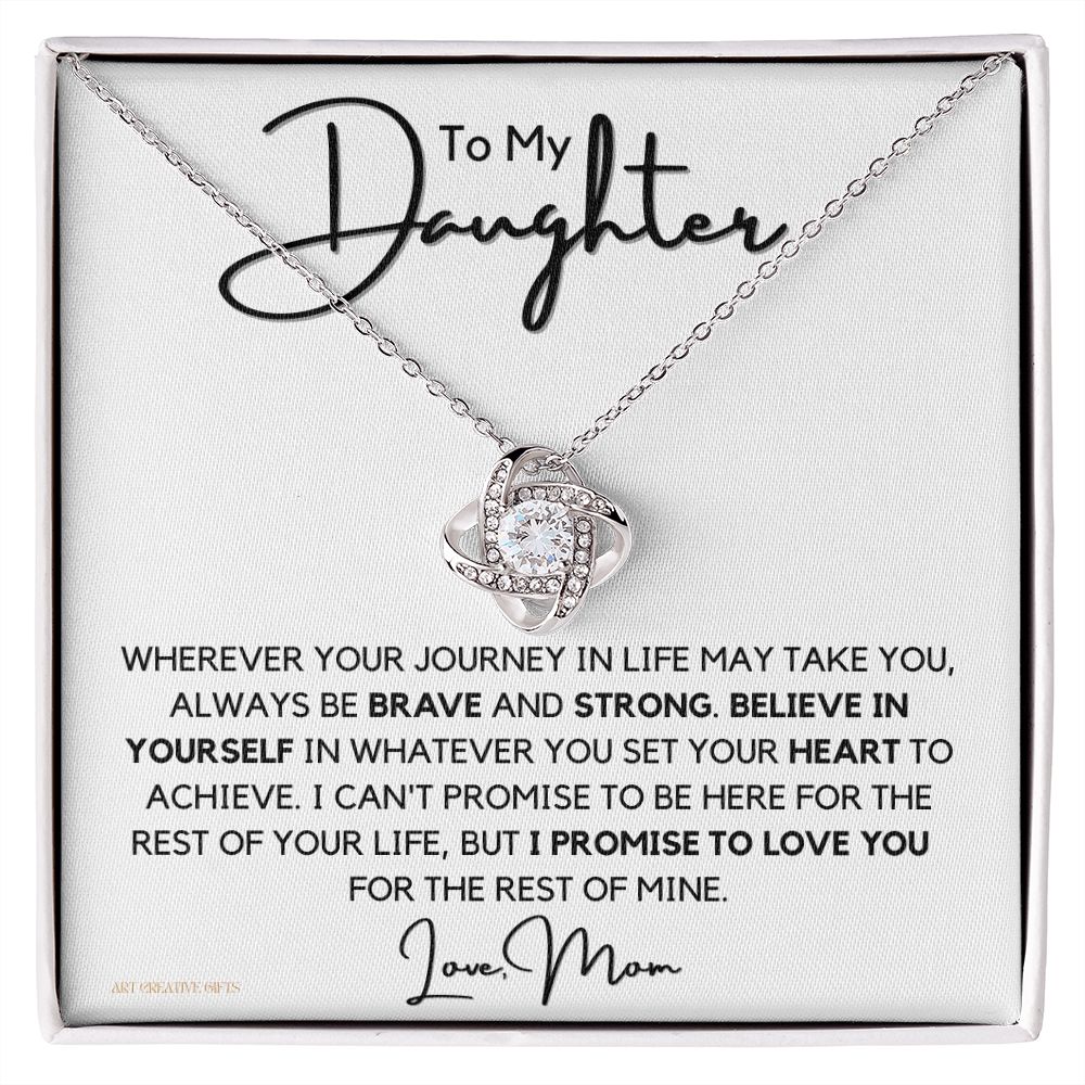 To My Daughter, Gift from Mom, Birthday, Graduation, Holidays FBDFGEN12-LKZ