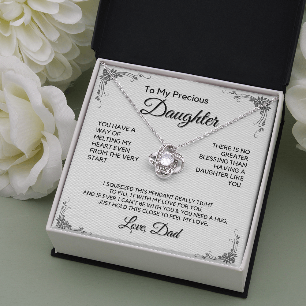 Daughter Gift from Dad, College High School Graduation, Daughter Birthday Jewelry Gift From Dad, keDFD01