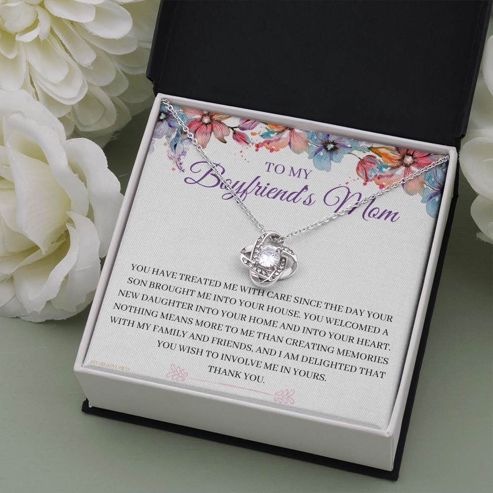 Gift for Boyfriend's Mom, Boyfriend's Mom Gift, To My Boyfriends Mom Gift, Meaningful Gift, Boyfriends Mom Necklace keBFM01D
