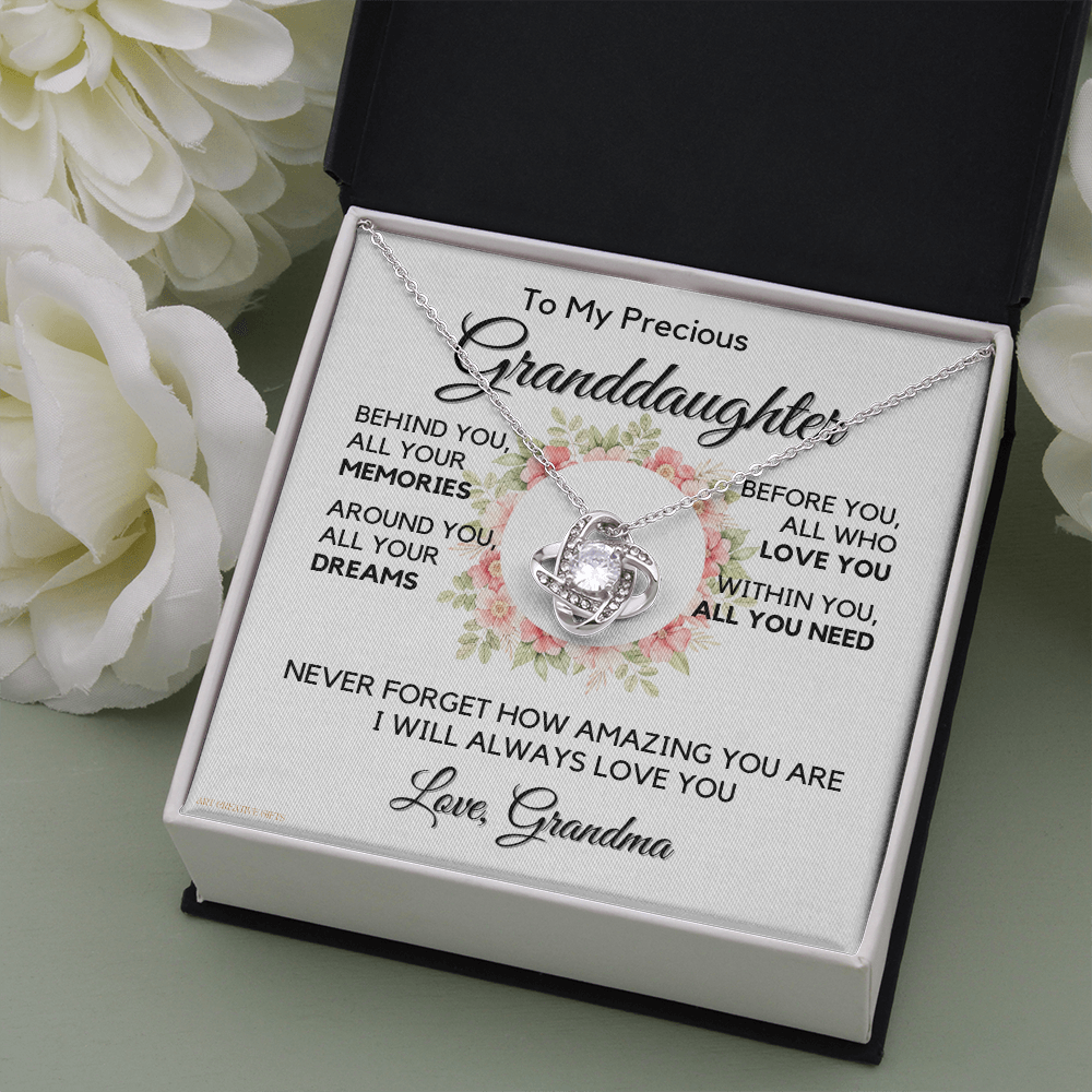 Granddaughter Gifts from Grandma, Gift for Graduation, Birthday, Mother's Day, Anniversary, 14K Necklace, lkeGDFGM33