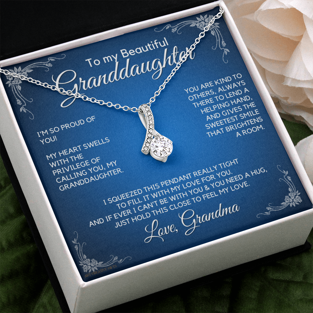 Granddaughter Gift from Grandma, Gift for Graduation, Birthday, Mother's Day, 14K Necklace, abaGDFGM29