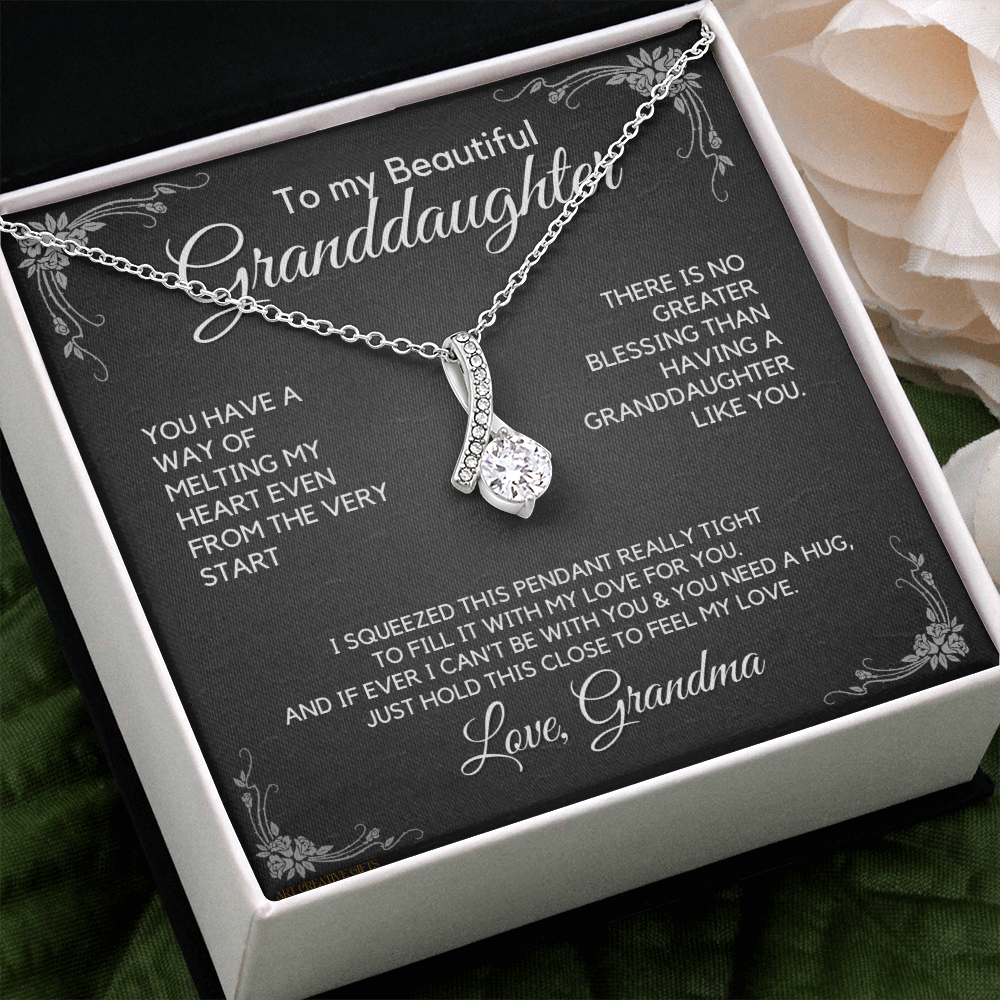 Granddaughter Gift from Grandma, Gift for Graduation, Birthday, Mother's Day, 14K Necklace, abaGDFGM22