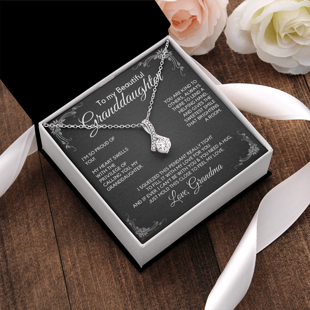 Granddaughter Gift from Grandma, Gift for Graduation, Birthday, Mother's Day, 14K Necklace, abaGDFGM28