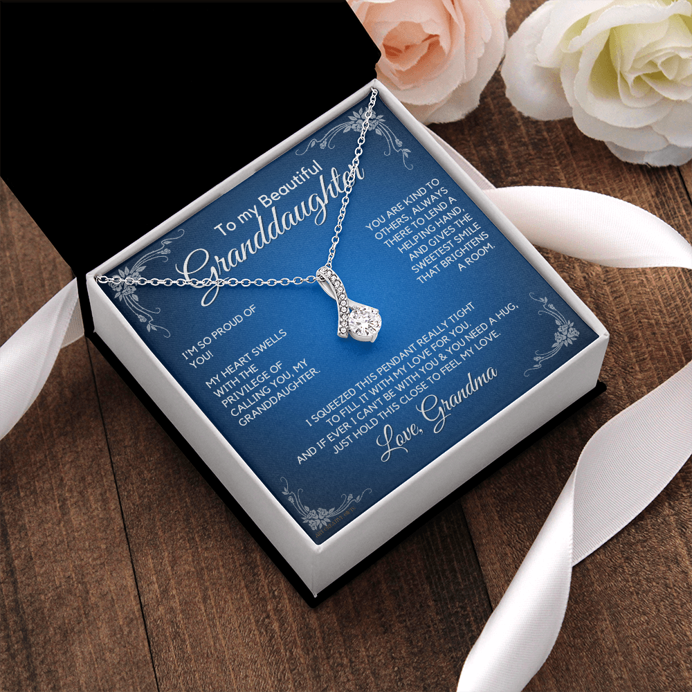 Granddaughter Gift from Grandma, Gift for Graduation, Birthday, Mother's Day, 14K Necklace, abaGDFGM29