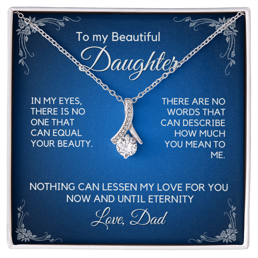 Daughter Gift from Dad, Daughter Graduation Gift, Father Daughter Gift, College Grad Gift, Graduation Present, 14K Necklace aeDFD03C