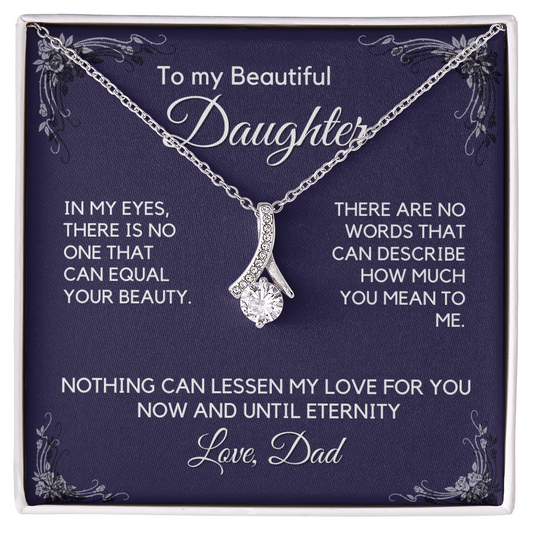 Daughter Gift from Dad, College High School Graduation, Daughter Birthday Jewelry Gift From Dad, Present for Daughter aeDFD03B